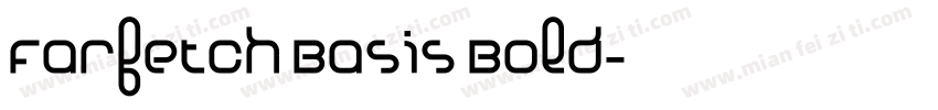 Farfetch Basis Bold字体转换